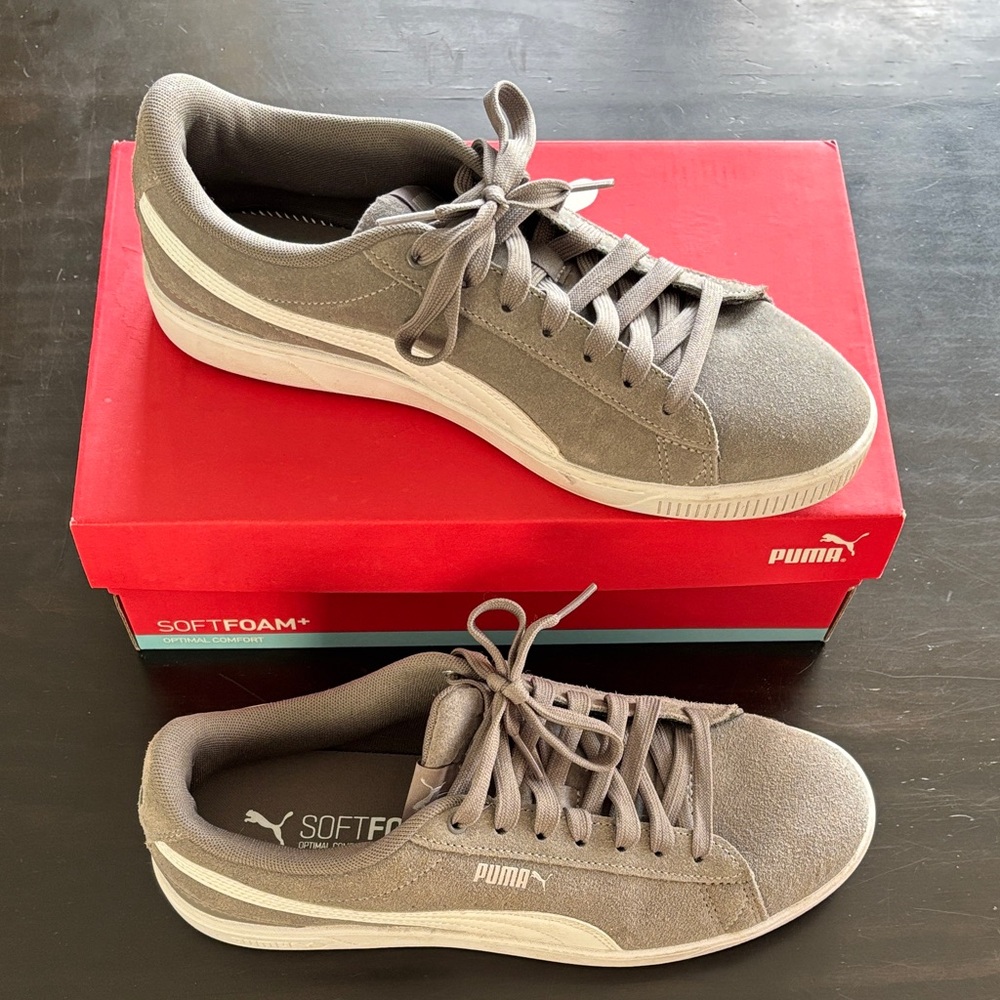 Puma Women’s SoftFoam Gray Sneakers